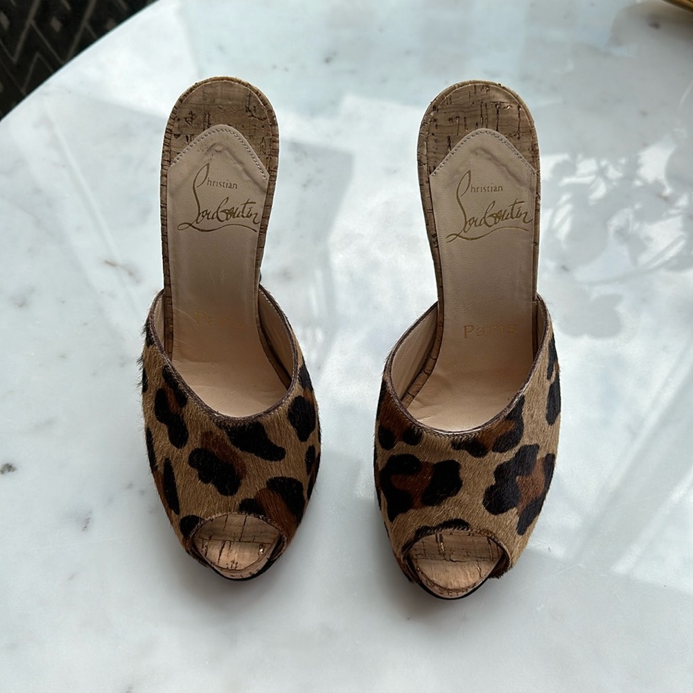 Christian Louboutin Stiletto Slides 35.5